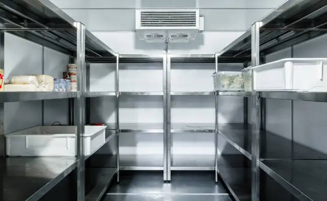 walk in chiller mempunyai kapasitas penyimpanan yang lebih besar daripada chiller pada umumnya.