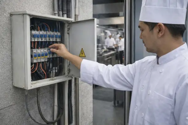 pengecekan mcb untuk memastikan listrik menyala dan aman.