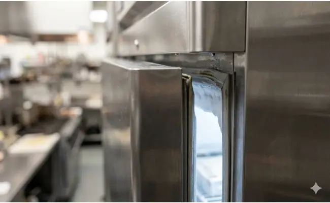 pintu freezer yang tidak menutup rapat