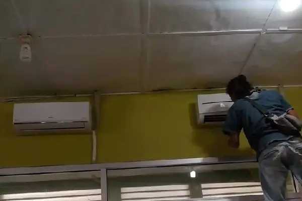 pembersihan area luar ac dan filter dapat dilakukan sendiri